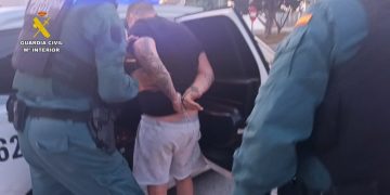 Detención de uno de los sospechosos
