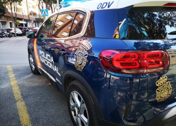 Coche patrulla de la Policía Nacional