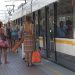 Tranvía de Metrovalencia en verano