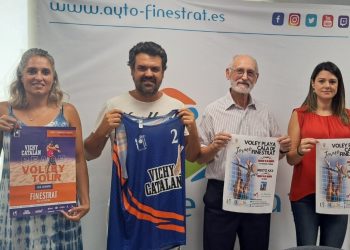 Presentación de la final del Vichy Catalan Beach Volley Tour Comunitat Valenciana