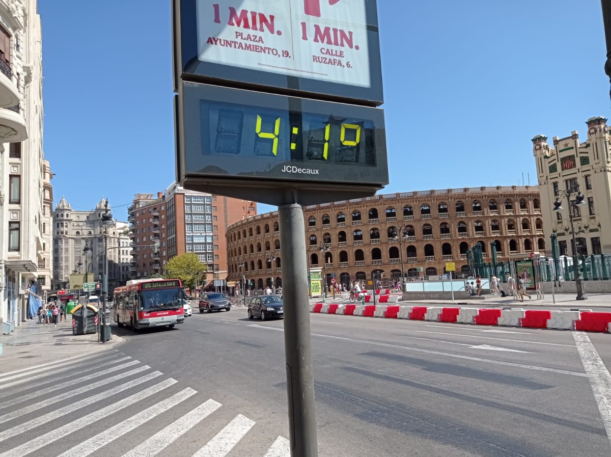 ola calor ciudad de Valencia