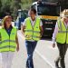 Mazzolari visita las obras de las carreteras de la Serranía