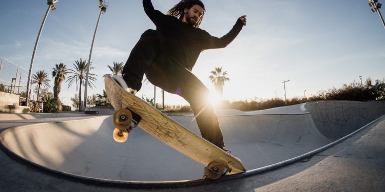 Yojany Pérez, surf skate