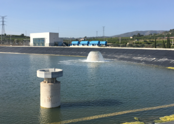 Instalaciones del trasvase Júcar-Vinalopó en Llanera