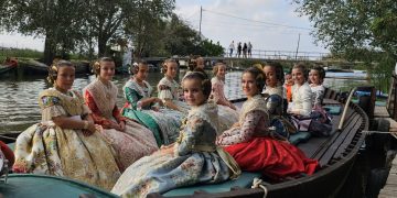 Candidatas a Fallera Mayor Infantil de Valencia en El Palmar