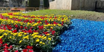 El Parterre, arreglado para la fiesta del 9 de octubre