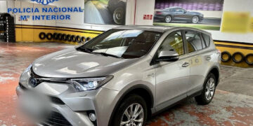 Coche robado en Alemania encontrado en Valencia