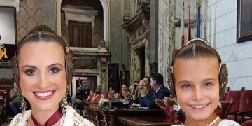 María Estela Arlandis y Marina García, Falleras Mayores de Valencia 2024