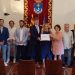 Nuria Montes lliura Marzos Zaragoza la distinció de municipi turístic de relleváncia