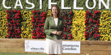 Begoña Carrasco, durante la gala de entrega de premios de ASFPLANT