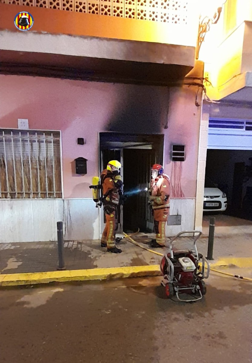 incendio vivienda Sueca