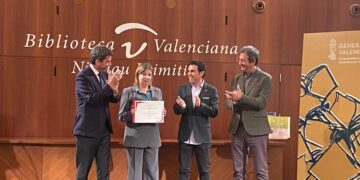 Entrega del premio al fomento lector 2023 a la Red Municipal de Bibliotecas Públicas de Llíria