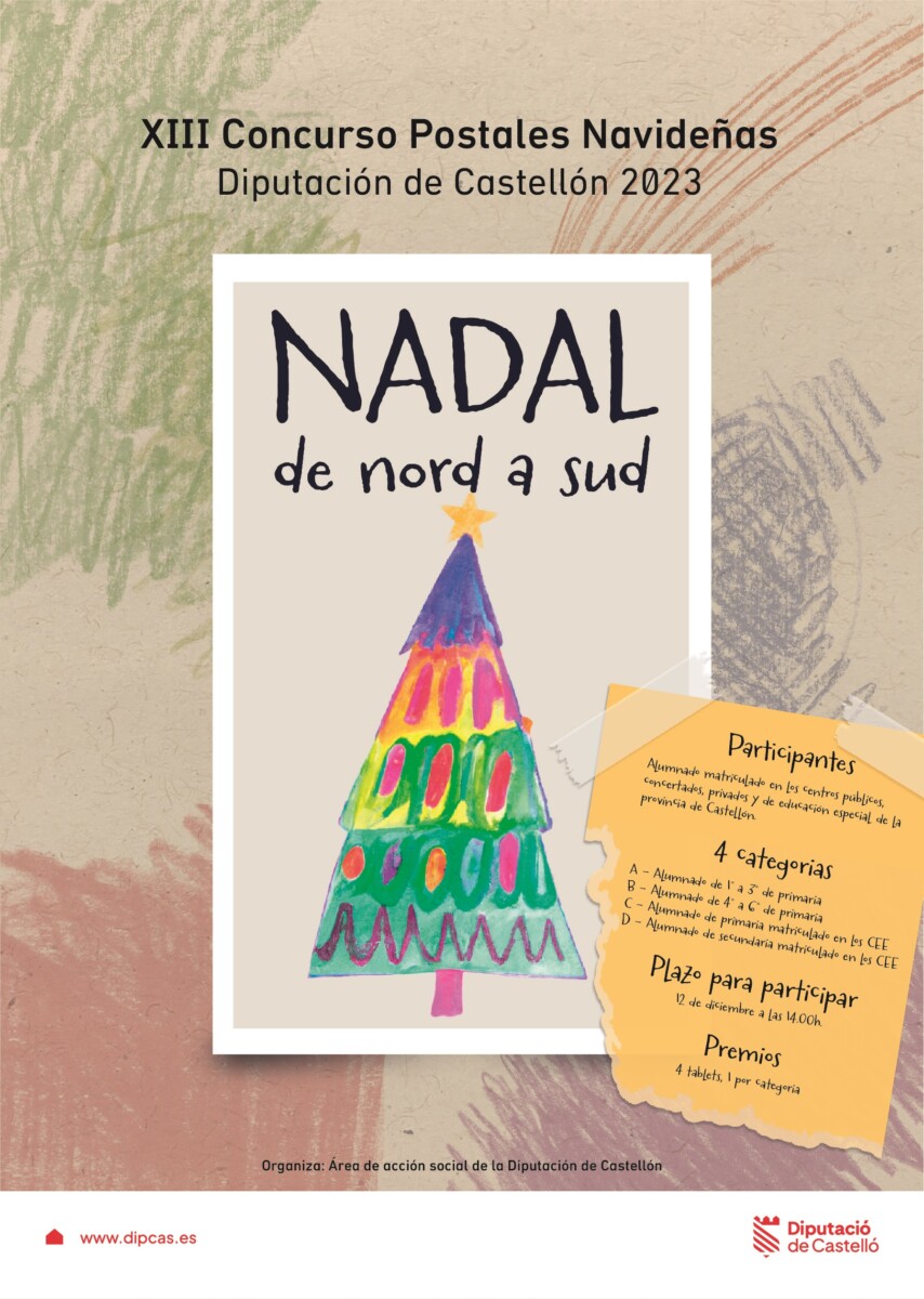 Concurso de Postales de Navidad de la Diputación de Castellón