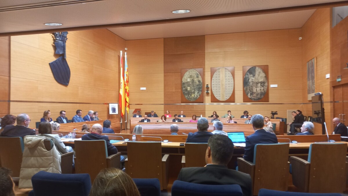 Pleno de noviembre en la Diputación de Valencia