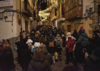 Encendido de las luces de Navidad en Morella