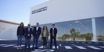 Inauguració del nou pavelló esportiu Pilar Larriba Sala de Xàtiva