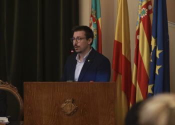 Alberto Vidal, durante una intervención en el Pleno