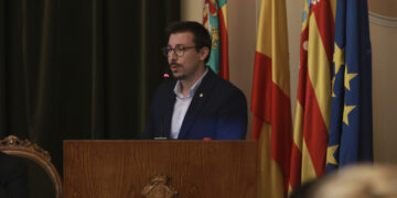 Alberto Vidal, durante una intervención en el Pleno