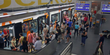 Doble convoy de Metrovalencia