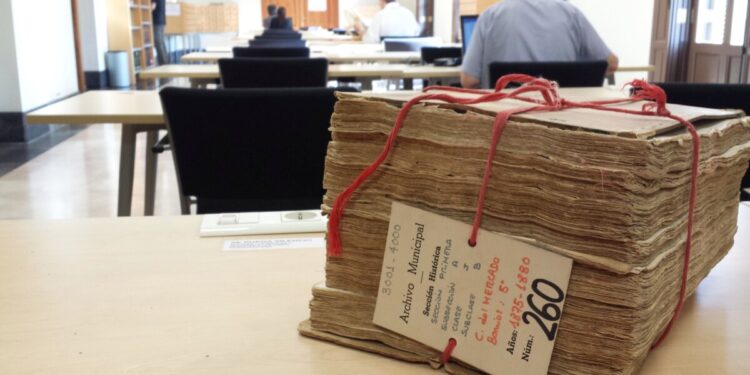 Documento del Archivo Histórico Municipal de Valencia