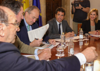 Carlos Mazón, en su reunión con FECOREVA