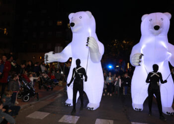 Cabalgata de Navidad en el distrito Oeste de Castellón