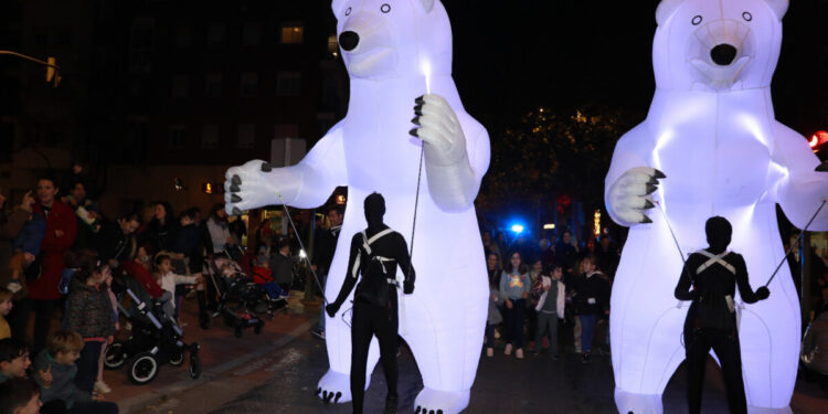 Cabalgata de Navidad en el distrito Oeste de Castellón