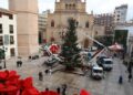 Árbol de Navidad en la Plaza Mayor de Castellón