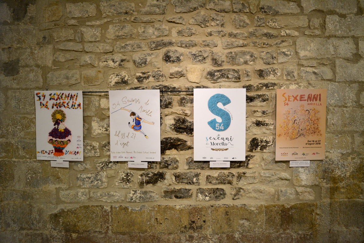 Cartells guanyadors del 54 Sexenni de Morella