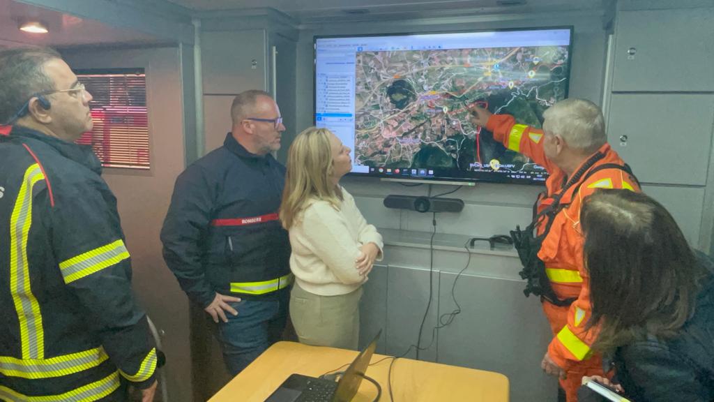 Puesto de Mando Avanzado del Consorcio Provincial de Bomberos de Valencia