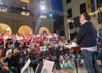 Villancicos en la Plaza Mayor de Castellón