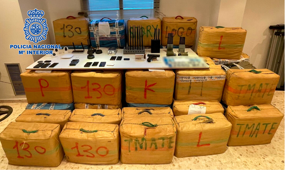 Intervenidas dos toneladas de marihuana en la provincia de Valencia