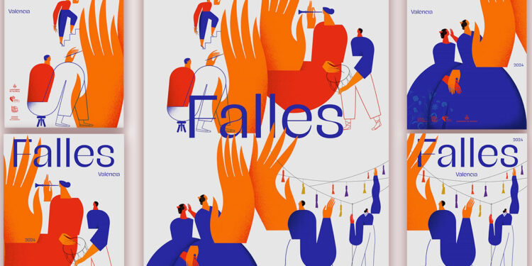 Imagen gráfica de las Fallas