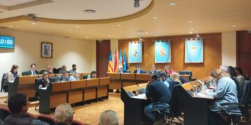 Pleno municipal de diciembre de Burriana