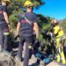 Rescate de un cazador cerca del pantano de Tibi