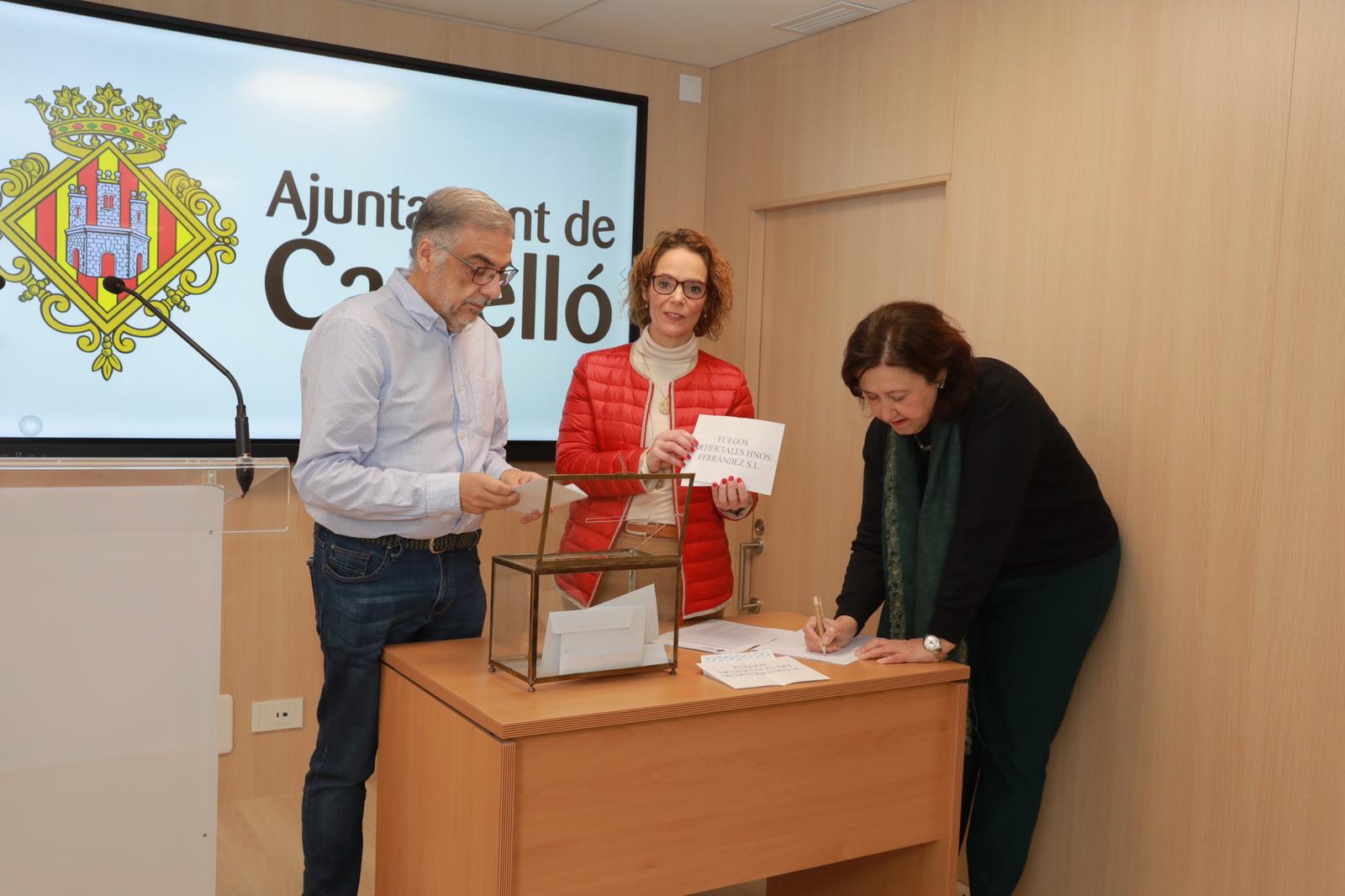 Sorteo de las pirotecnias para el Concurso de Mascletaes de la Magdalena 2024