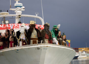 Llegada de los Reyes Magos al puerto de Burriana