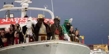Llegada de los Reyes Magos al puerto de Burriana