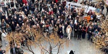 Concentració de Juristes Valencians a la plaça dels Furs en defensa del Dret Civil Valencià