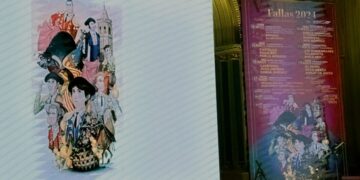 Cartel de la Diputación de Valencia para la Feria de Fallas 2024