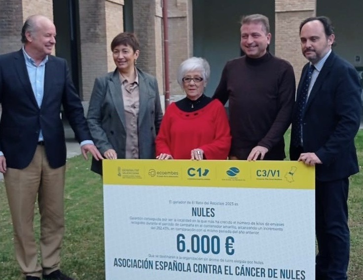 Entrega a Nules del premio 'El Reto del Reciclaje' 2023