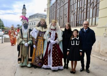 Llegada de los Reyes Magos al Puerto de Valencia