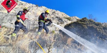Incendio forestal de Altea