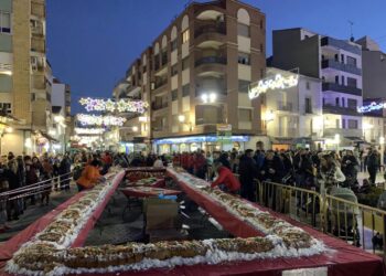 Roscón de Reyes gigante de Utiel