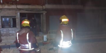 Incendio de una vivienda en Gandia