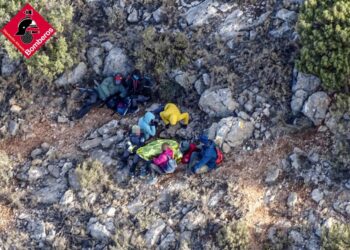Rescate de un hombre con problemas cardiacos en Algueña
