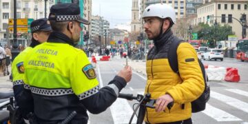 Control de bicicletas y patinetes