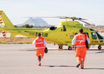 Helicóptero medicalizado de la Generalitat