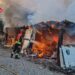 Incendio de una casa de aperos en La Nucia