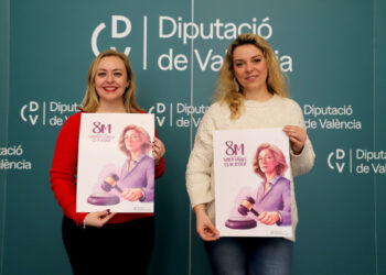 Presentación del cartel ‘Paridad. Es de justicia’ de la Diputación de Valencia para el 8M